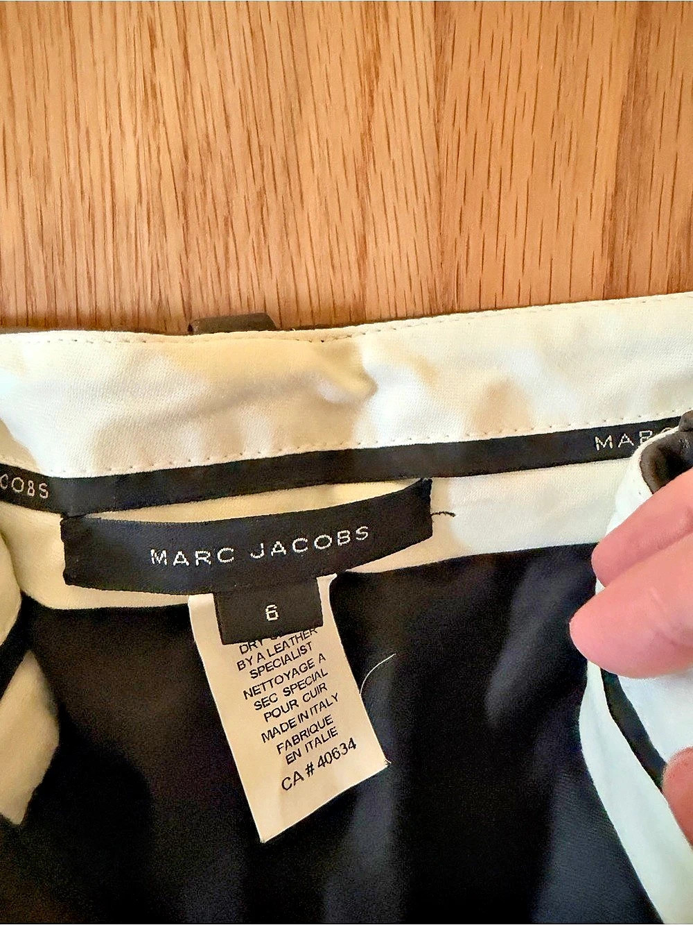 Vintage Marc Jacobs Collection Leather and Suede dark grey Straight Leg Pants Si - Picture 4 of 9
